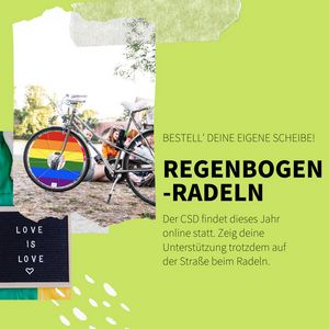 Regenbogen-Scheibe