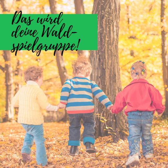 Kleinkinder im Wald